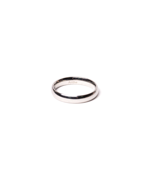 Anthe(アンテ)の「Anthe by yarka / stainless series simple3.5mm ring(リング・メンズ・シルバー/ブラック/ゴールド・#13/#11/#15)」の2枚目の写真