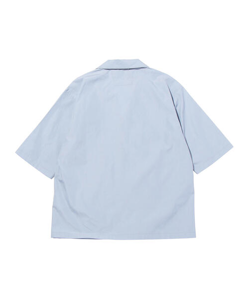 PORTVEL（ポートヴェル）の「＜PORTVEL＞ O/COLLAR SHT/ジップシャツ（シャツ/ブラウス・メンズ・ライトブルー/ブラック・2/3）」の3枚目の写真