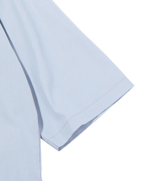PORTVEL（ポートヴェル）の「＜PORTVEL＞ O/COLLAR SHT/ジップシャツ（シャツ/ブラウス・メンズ・ライトブルー/ブラック・2/3）」の5枚目の写真