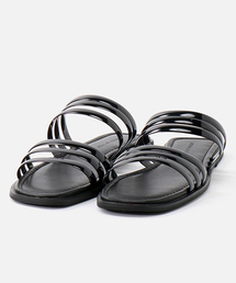 AZUL by moussy | PVC BELT FLAT SANDAL/PVC ベルトフラットサンダル(サンダル)