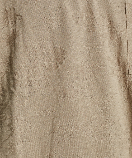 ABAHOUSE GRAY(アバハウスグレイ)の「【展開店舗限定】パイナップル柄 ジャガード半袖Tシャツ(Tシャツ/カットソー・メンズ・ホワイト/ベージュ/ネイビー・46/48)」の16枚目の写真