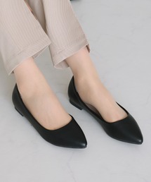 シンプルプレーンぺたんこパンプス
