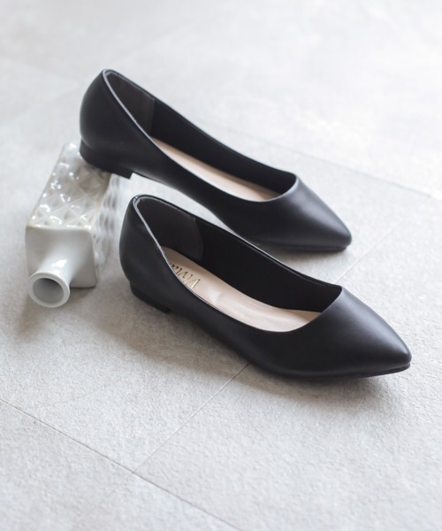 VIVIAN(ヴィヴィアン)の「シンプルプレーンぺたんこパンプス(パンプス・レディース・ブラック系その他/ブラック×グレー/ブラック系その他2/ブラック系その他3/その他14/グレー系その他3/ライトイエロー/パイソン/マルーン/その他24/レオパード/D/E/ホワイト×カーキブラウン/ベージュ系その他3/グレー系その他4/グレー系その他6/ブルー系その他6/ゴールド系その他4/ライトパープル/ブラック×グリーン/Royal/Olive /PINK/スモークグレー/クリアブラック/クリアブラウン/ホワイト×レッド/パープル系その他3/グリーン系その他3・22/24.5/23/26.5/25/25.5/23.5/26/24/22.5)」の8枚目の写真