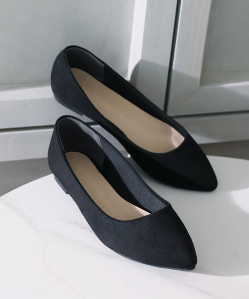 VIVIAN(ヴィヴィアン)の「シンプルプレーンぺたんこパンプス(パンプス・レディース・ブラック系その他/ブラック×グレー/ブラック系その他2/ブラック系その他3/その他14/グレー系その他3/ライトイエロー/パイソン/マルーン/その他24/レオパード/D/E/ホワイト×カーキブラウン/ベージュ系その他3/グレー系その他4/グレー系その他6/ブルー系その他6/ゴールド系その他4/ライトパープル/ブラック×グリーン/Royal/Olive /PINK/スモークグレー/クリアブラック/クリアブラウン/ホワイト×レッド/パープル系その他3/グリーン系その他3・22/24.5/23/26.5/25/25.5/23.5/26/24/22.5)」の9枚目の写真