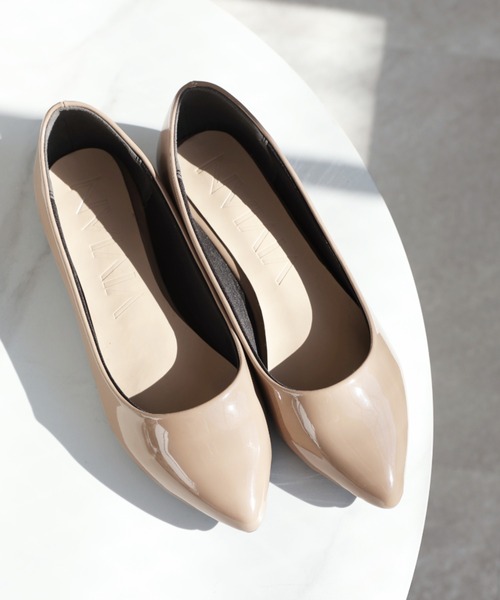 VIVIAN(ヴィヴィアン)の「シンプルプレーンぺたんこパンプス(パンプス・レディース・ブラック系その他/ブラック×グレー/ブラック系その他2/ブラック系その他3/その他14/グレー系その他3/ライトイエロー/パイソン/マルーン/その他24/レオパード/D/E/ホワイト×カーキブラウン/ベージュ系その他3/グレー系その他4/グレー系その他6/ブルー系その他6/ゴールド系その他4/ライトパープル/ブラック×グリーン/Royal/Olive /PINK/スモークグレー/クリアブラック/クリアブラウン/ホワイト×レッド/パープル系その他3/グリーン系その他3・22/24.5/23/26.5/25/25.5/23.5/26/24/22.5)」の12枚目の写真
