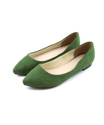 シンプルプレーンぺたんこパンプス