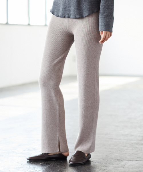 AMERICAN HOLIC（アメリカンホリック）の「ニットレギンスパンツ ＊（その他パンツ・レディース・ブラック/杢グレー/ベージュ系その他・M/L）」の3枚目の写真