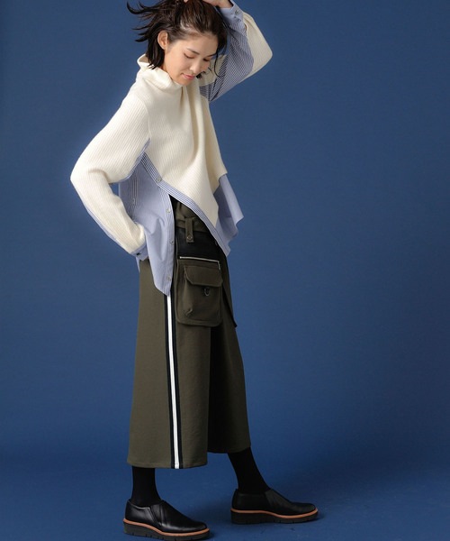miniyu(ミニュウ)の「LaSRIC/サイドライン・カーゴスカート(スカート)」 - WEAR