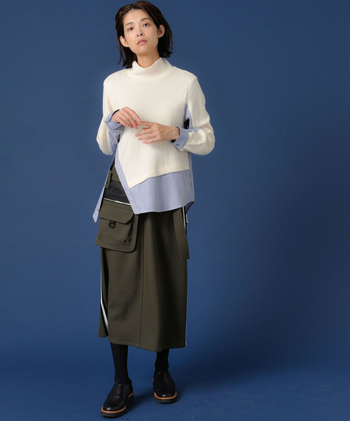 miniyu(ミニュウ)の「LaSRIC/サイドライン・カーゴスカート(スカート)」 - WEAR