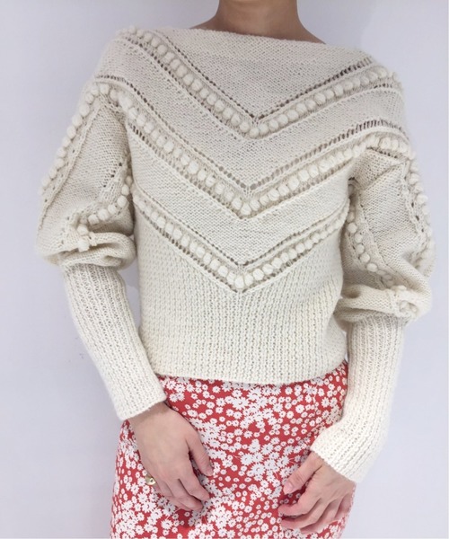 エディットフォールル abc HANDパフスリーブプルオーバー abc HANDパフスリーブプルオーバー