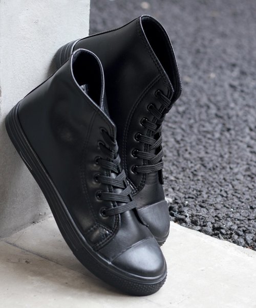 AAA+（サンエープラス）の「AAA / ハイカットレースアップローテクスニーカー(2330)（スニーカー・レディース・ホワイト/ライトブルー/ブルー系その他3/ブラック系その他2/ブルー系その他2/ワイン/キナリ/レッド系その他/チェック/グレー系その他/ブルー系その他/ホワイト系その他/ブラック系その他/ブラック×ブラック/イエロー/オレンジ/ピンク/シルバー/カーキ/グレー/レッド/ブラウン/ブラック/ネイビー/ベージュ/グリーン・44/40/38/42/36/34/30/28/32）」の6枚目の写真