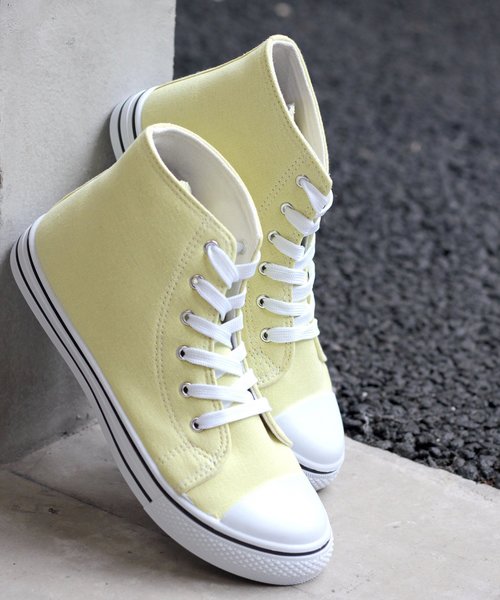 AAA+（サンエープラス）の「AAA / ハイカットレースアップローテクスニーカー(2330)（スニーカー・レディース・ホワイト/ライトブルー/ブルー系その他3/ブラック系その他2/ブルー系その他2/ワイン/キナリ/レッド系その他/チェック/グレー系その他/ブルー系その他/ホワイト系その他/ブラック系その他/ブラック×ブラック/イエロー/オレンジ/ピンク/シルバー/カーキ/グレー/レッド/ブラウン/ブラック/ネイビー/ベージュ/グリーン・44/40/38/42/36/34/30/28/32）」の19枚目の写真