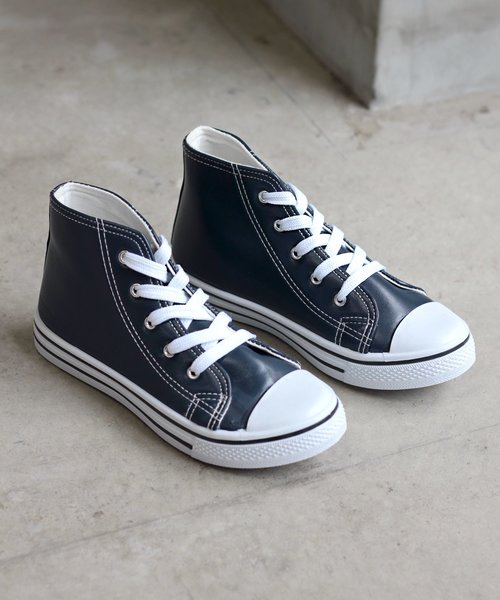 AAA+（サンエープラス）の「AAA / ハイカットレースアップローテクスニーカー(2330)（スニーカー・レディース・ホワイト/ライトブルー/ブルー系その他3/ブラック系その他2/ブルー系その他2/ワイン/キナリ/レッド系その他/チェック/グレー系その他/ブルー系その他/ホワイト系その他/ブラック系その他/ブラック×ブラック/イエロー/オレンジ/ピンク/シルバー/カーキ/グレー/レッド/ブラウン/ブラック/ネイビー/ベージュ/グリーン・44/40/38/42/36/34/30/28/32）」の18枚目の写真