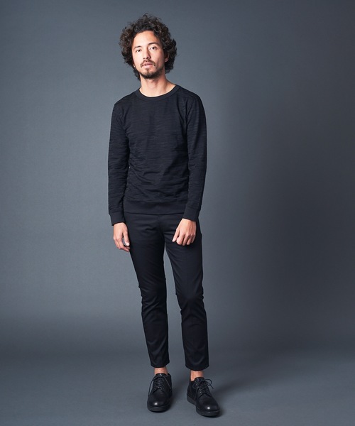 Magine（マージン）の「T/C CHINO TAPERED ANCLE NO-P PANTS：チノ テーパード アンクルNO-Pパンツ（チノパンツ・メンズ・ブラック/ベージュ/ブラウン/グレー・44/46/48）」の21枚目の写真