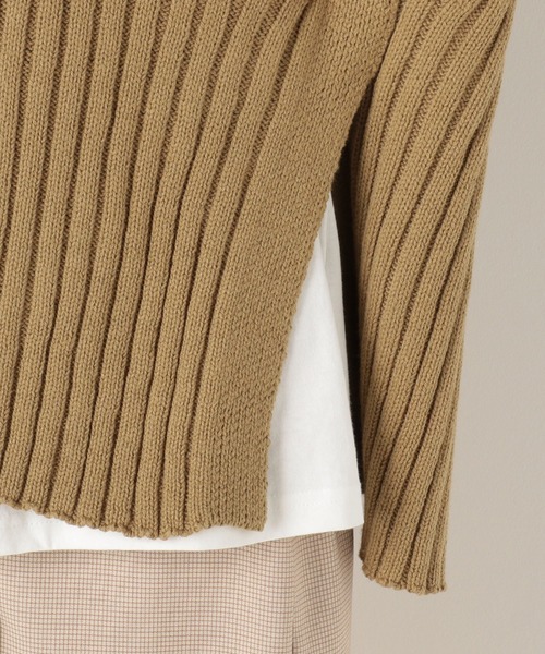 archives（アルシーヴ）の「バックリボンニットベストロンTセット（Tシャツ/カットソー・レディース・グリーン/アイボリー/ブルー/ブラウン・MEDIUM）」の8枚目の写真