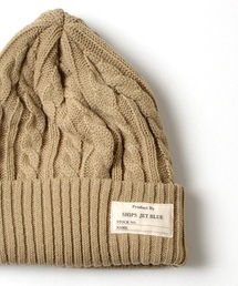 SHIPS JET BLUE | JB: ケーブルニットキャップ made in JAPAN 14AW●(ニットキャップ/ビーニー)