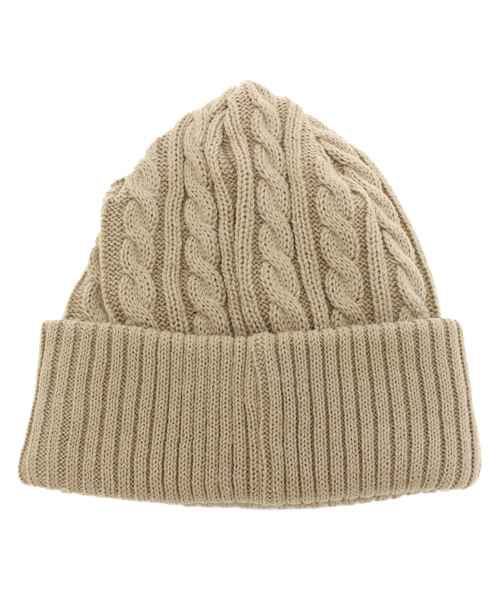 SHIPS JET BLUE（シップスジェットブルー）の「SHIPS JET BLUE: ケーブルニットキャップ made in JAPAN◇（ニットキャップ/ビーニー・メンズ・ブラック/ベージュ/ワイン/イエロー/グリーン/ネイビー/ホワイト/ブルー/ライトブルー/オリーブ/コバルトブルー/ダークグレー/エンジ/グレー系その他/ワインレッド/ロイヤルブルー/ダークブルー/ダークオリーブ/チャコールグレー・ONE SIZE）」の20枚目の写真