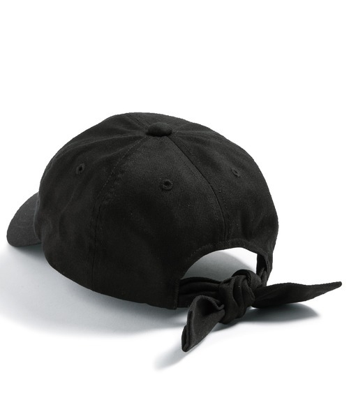 QUEENHEAD(クイーンヘッド)の「リボンキャップ(キャップ・レディース・アッシュブラウン/アッシュグレー/ブラック系その他/ライトカーキ/ブラウン系その他2/インディゴブルー/ベージュ/ブラウン/ブラウン系その他/ブラック/ネイビー・FREE/X-LARGE)」の15枚目の写真