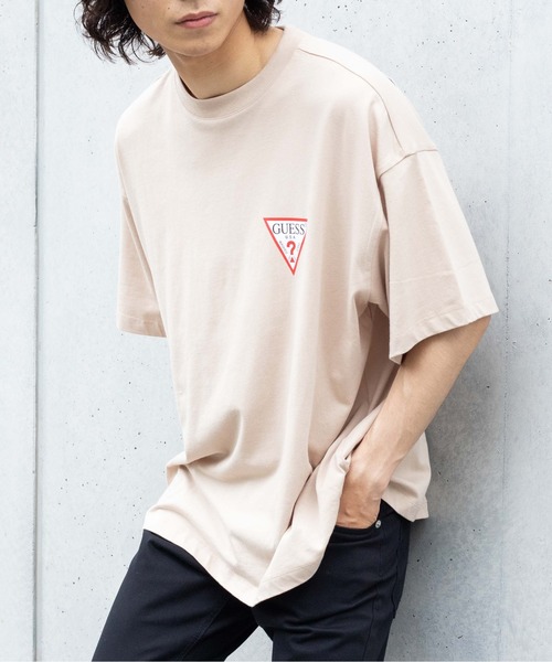 Guess(ゲス)ヤシの木プリント 半袖Tシャツ Guess(ゲス)の「∴WEGO/GUESS 別注バックプリントロゴビッグ