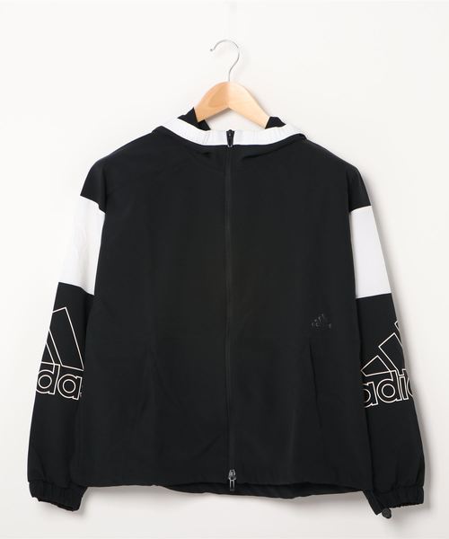 adidas（アディダス）の「アディダス adidas W MH クロスジャケット（その他アウター・レディース・ブラック/ホワイト/ネイビー・XL/M/L/S）」の3枚目の写真