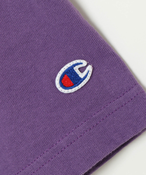 Champion（チャンピオン）の「Champion USA NYU プリントTシャツ（Tシャツ/カットソー・レディース・ライトグレー/パープル/オフホワイト/ブラック・M/L）」の9枚目の写真