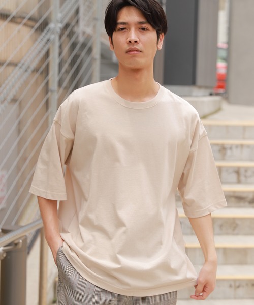LAKOLE(ラコレ)の「ドヅメBIG-Tシャツ / LAKOLE(Tシャツ/カットソー・メンズ・ホワイト/オレンジ/ライトグリーン/アイボリー・MEDIUM/LARGE)」の2枚目の写真