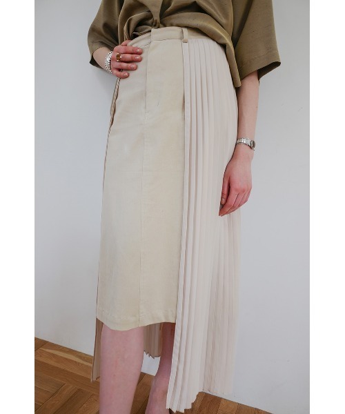 CLANE（クラネ）の「SIDE PLEAT SKIRT（スカート）」 - WEAR