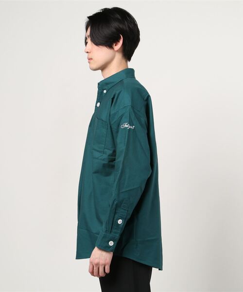 FAT（エフエイティー）の「DEKA BD（シャツ/ブラウス・メンズ・ホワイト/ブラック/ブルー/パープル/グリーン/ネイビー/ストライプ・TITCH(M)/SKINNY(L)/FAT(XL)/JUMBO(XXL)）」の9枚目の写真