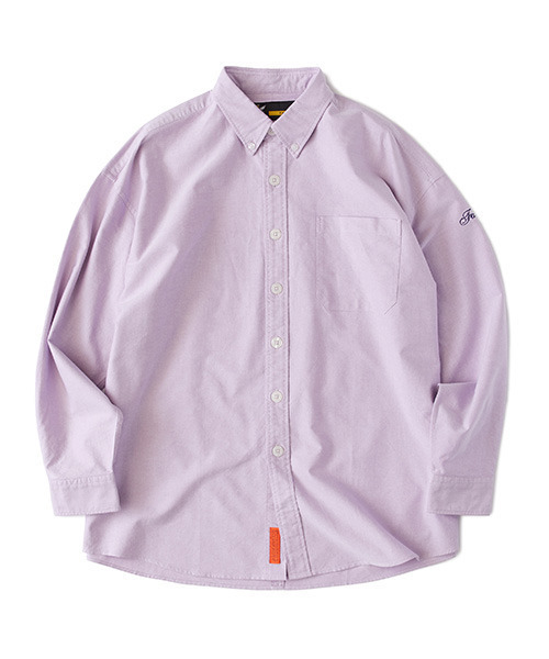 FAT（エフエイティー）の「DEKA BD（シャツ/ブラウス・メンズ・ホワイト/ブラック/ブルー/パープル/グリーン/ネイビー/ストライプ・TITCH(M)/SKINNY(L)/FAT(XL)/JUMBO(XXL)）」の6枚目の写真