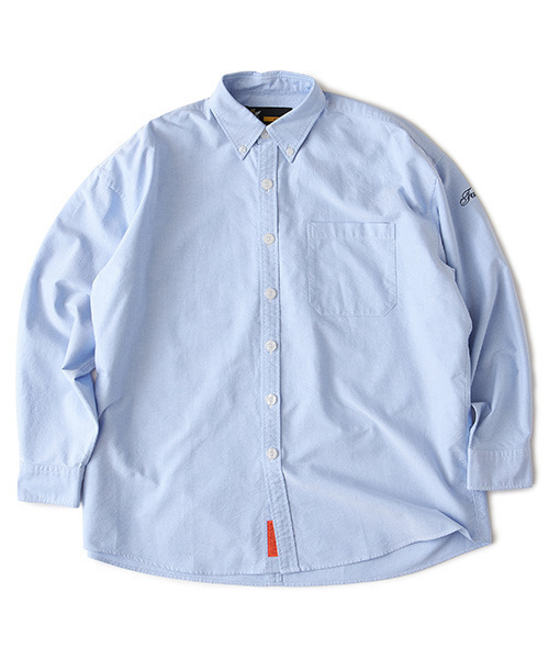 FAT（エフエイティー）の「DEKA BD（シャツ/ブラウス・メンズ・ホワイト/ブラック/ブルー/パープル/グリーン/ネイビー/ストライプ・TITCH(M)/SKINNY(L)/FAT(XL)/JUMBO(XXL)）」の5枚目の写真