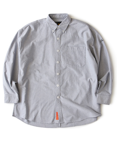 FAT（エフエイティー）の「DEKA BD（シャツ/ブラウス・メンズ・ホワイト/ブラック/ブルー/パープル/グリーン/ネイビー/ストライプ・TITCH(M)/SKINNY(L)/FAT(XL)/JUMBO(XXL)）」の2枚目の写真