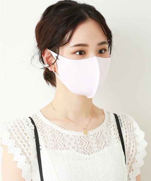 セール 接触冷感 洗えるファッションマスク 2枚入り マスク Libelle More リベル モア のファッション通販 Zozotown