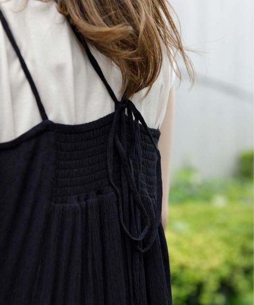 flower(フラワー)の「リラックスロングワンピース(ワンピース・レディース・ブラック/ピンク・FREE)」の10枚目の写真