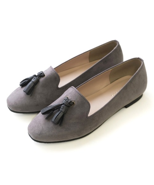 AmiAmi（アミアミ）の「タッセルオペラシューズ/ローファー（ローファー・レディース・ブラック系その他/ブラック/アイボリー/ブラウン/パイソン/グレー・L/LL/M/S）」の11枚目の写真