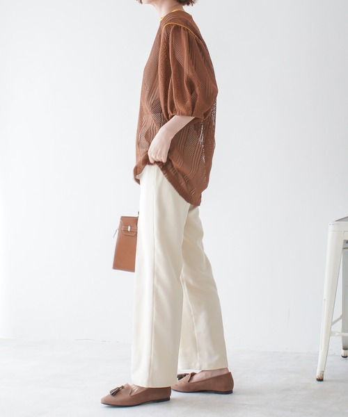 AmiAmi（アミアミ）の「タッセルオペラシューズ/ローファー（ローファー・レディース・ブラック系その他/ブラック/アイボリー/ブラウン/パイソン/グレー・L/LL/M/S）」の19枚目の写真