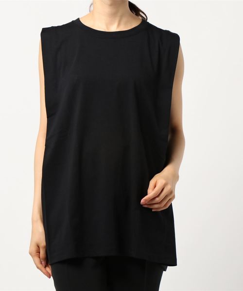 LOWRYS FARM（ローリーズファーム）の「タックノースリーブ　892660（Tシャツ/カットソー・レディース・オフホワイト/カーキ/ブラック/アイボリー・FREE）」の17枚目の写真