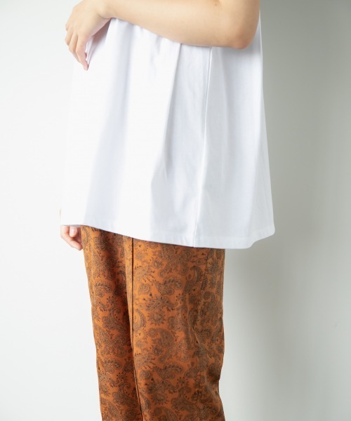 LOWRYS FARM（ローリーズファーム）の「タックノースリーブ　892660（Tシャツ/カットソー・レディース・オフホワイト/カーキ/ブラック/アイボリー・FREE）」の20枚目の写真