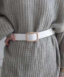 スクエアバックルベルト [E]