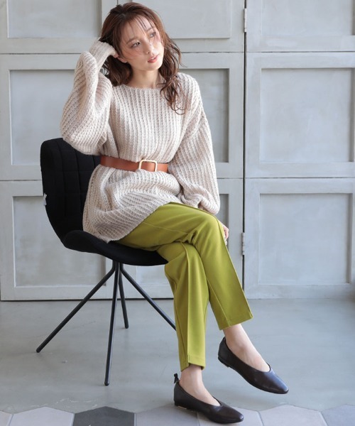 DONOBAN（ドノバン）の「スクエアバックルベルト [E]（ベルト・レディース・ブラック/ホワイト/ブラウン/ダークブラウン・ONESIZE）」の5枚目の写真