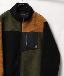 KANGOL（カンゴール）の「/KANGOL/ハイネック　ボアジップジャケット（ブルゾン）」