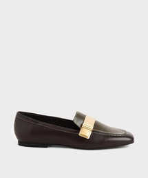 メタリックバックル ペニーローファー / Metallic Buckle Penny Loafers