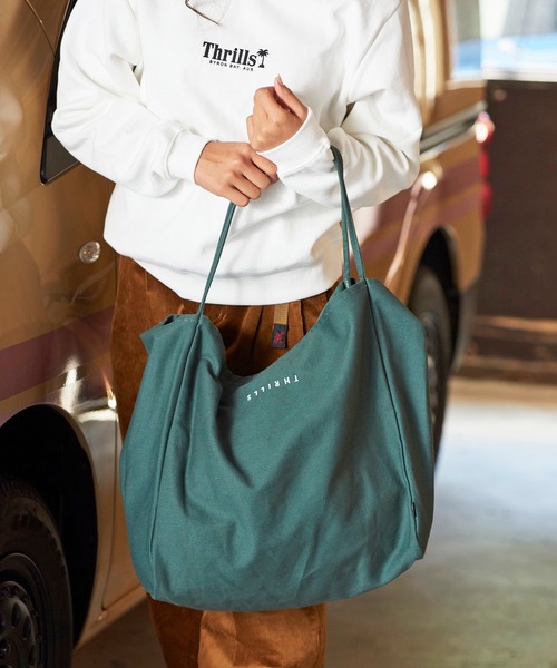 THRILLS(スリルズ)の「THRILLS Minimal Thrills Tote (スリルズ )(2colors)(TH20-514F)(トートバッグ・レディース・ブラック/グリーン・ONE SIZE)」の12枚目の写真