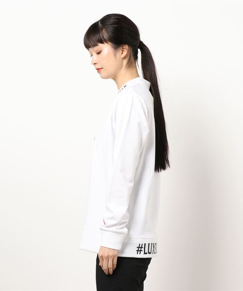 CERCA（チェルカ）の「RM/ロゴプリントトレーナー（スウェット・レディース・ホワイト/ブラック・MEDIUM/LARGE）」の3枚目の写真