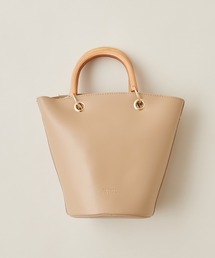 natural couture | ウッドハンドル2WAYバケツトートバッグ(トートバッグ)