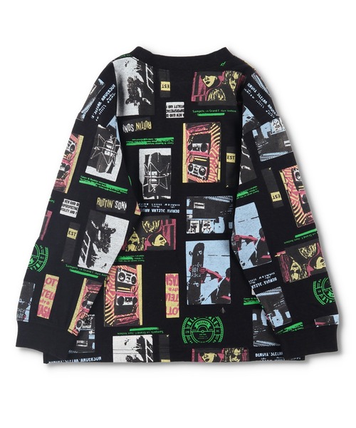 RADCHAP(ラッドチャップ)の「レトログラフィック長袖Tシャツ(Tシャツ/カットソー・キッズ・ブラック/オフホワイト・150cm/110cm/90cm/140cm/100cm/120cm/130cm)」の22枚目の写真