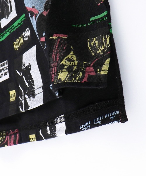 RADCHAP(ラッドチャップ)の「レトログラフィック長袖Tシャツ(Tシャツ/カットソー・キッズ・ブラック/オフホワイト・150cm/110cm/90cm/140cm/100cm/120cm/130cm)」の11枚目の写真
