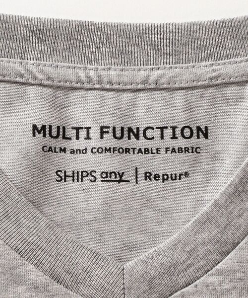 SHIPS any(シップス エニィ)の「SHIPS any: 《嫌な臭いを抑える》Repur コットンUSA マルチファンクション Vネック Tシャツ◇(Tシャツ/カットソー・メンズ・オフホワイト/グレー/チャコールグレー/ネイビー・SMALL/MEDIUM/LARGE/X-LARGE)」の16枚目の写真