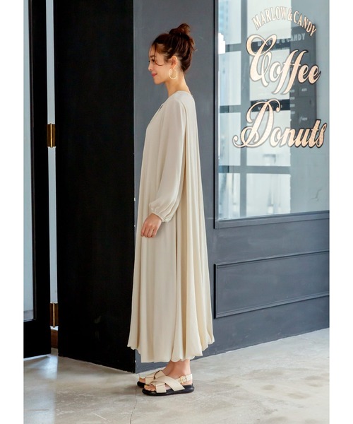 STYLE DELI（スタイルデリ）の「【LUXE】楊柳ボリューム裾バルーン  