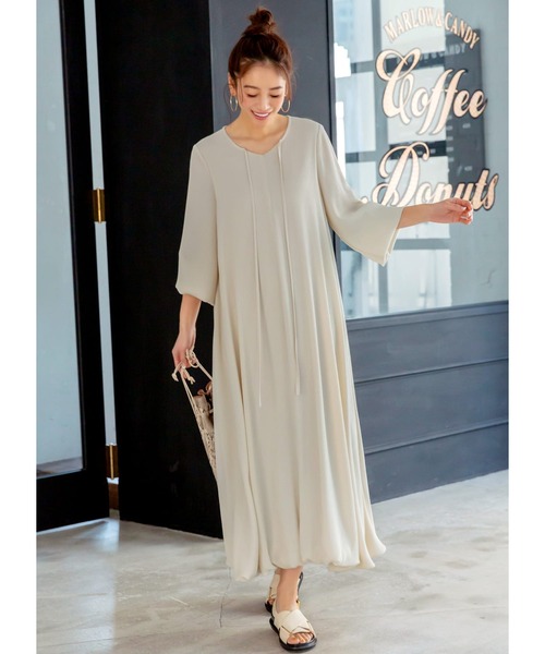 STYLE DELI（スタイルデリ）の「【LUXE】楊柳ボリューム裾バルーン  