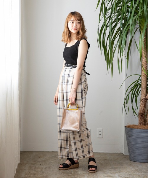 menue(メヌエ)の「ラウンドトゥウェッジヒールジュートサンダル(サンダル・レディース・グレイッシュベージュ/ホワイト系その他/ブラック系その他/ブラック・3L/LL/L/M/XS/XXS/S)」の8枚目の写真